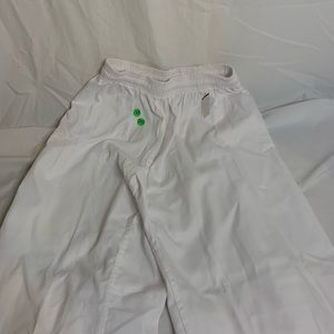 white baggy pants